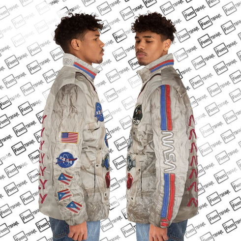 Puffer Jacket ‘Explorador Estelar’ Personalizable. 🚀🛸