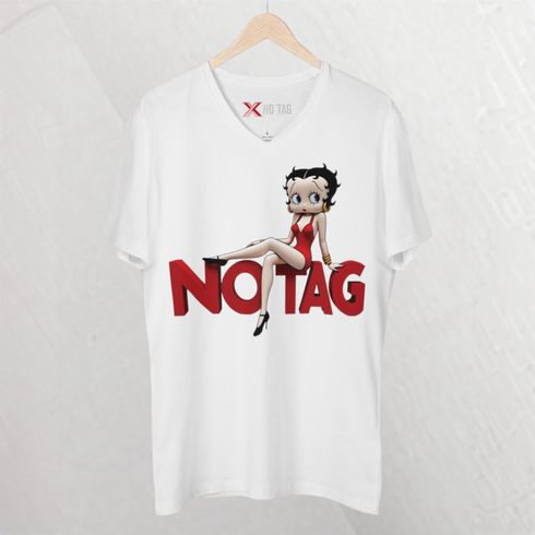 BETTY BOO NO TAG | T-shirt V-neck