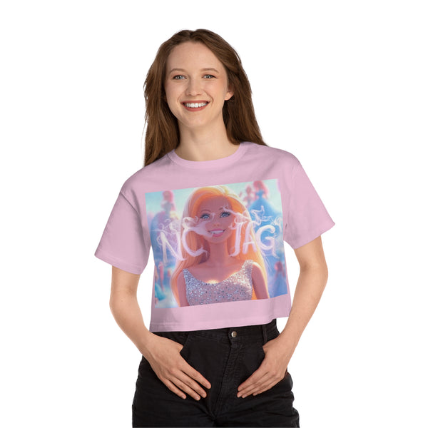 BARBIE STONER | Champion Cropped T-Shirt