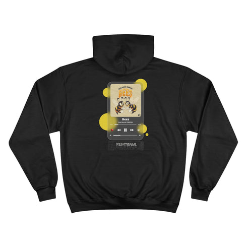 Bees Odd Mob & OMNOM | FEM TECH RADIO X Champion Hoodie